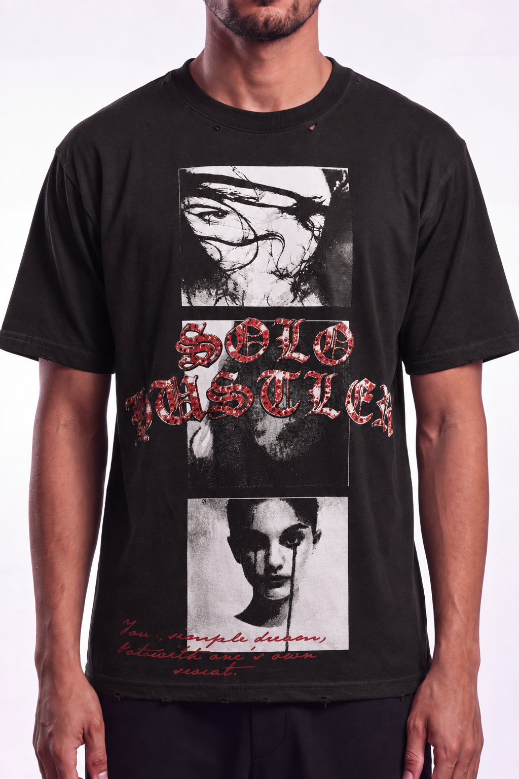 Solo Hustler Black Tee