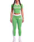 SH short sleeves and Pants Green