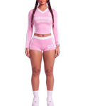 SH Long sleeves and Shorts Pink