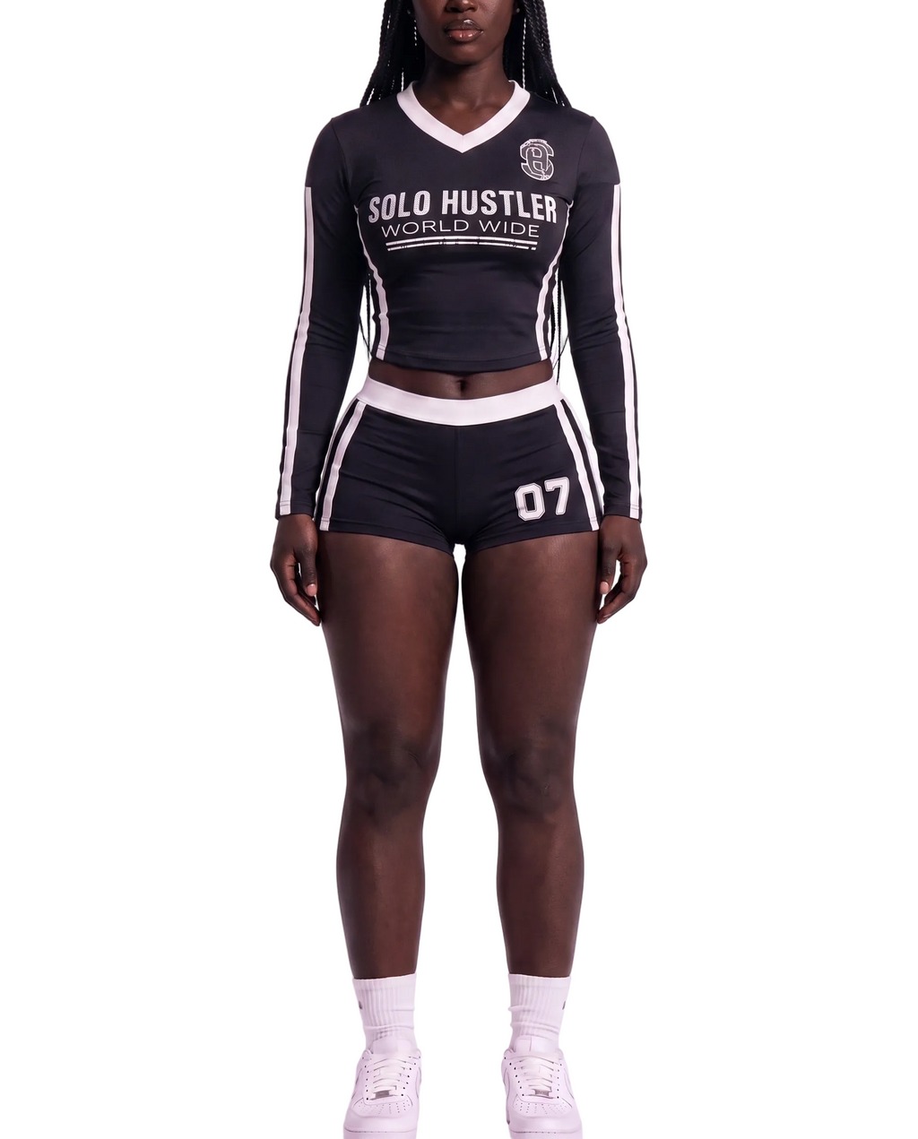 SH Long sleeves and Shorts Black