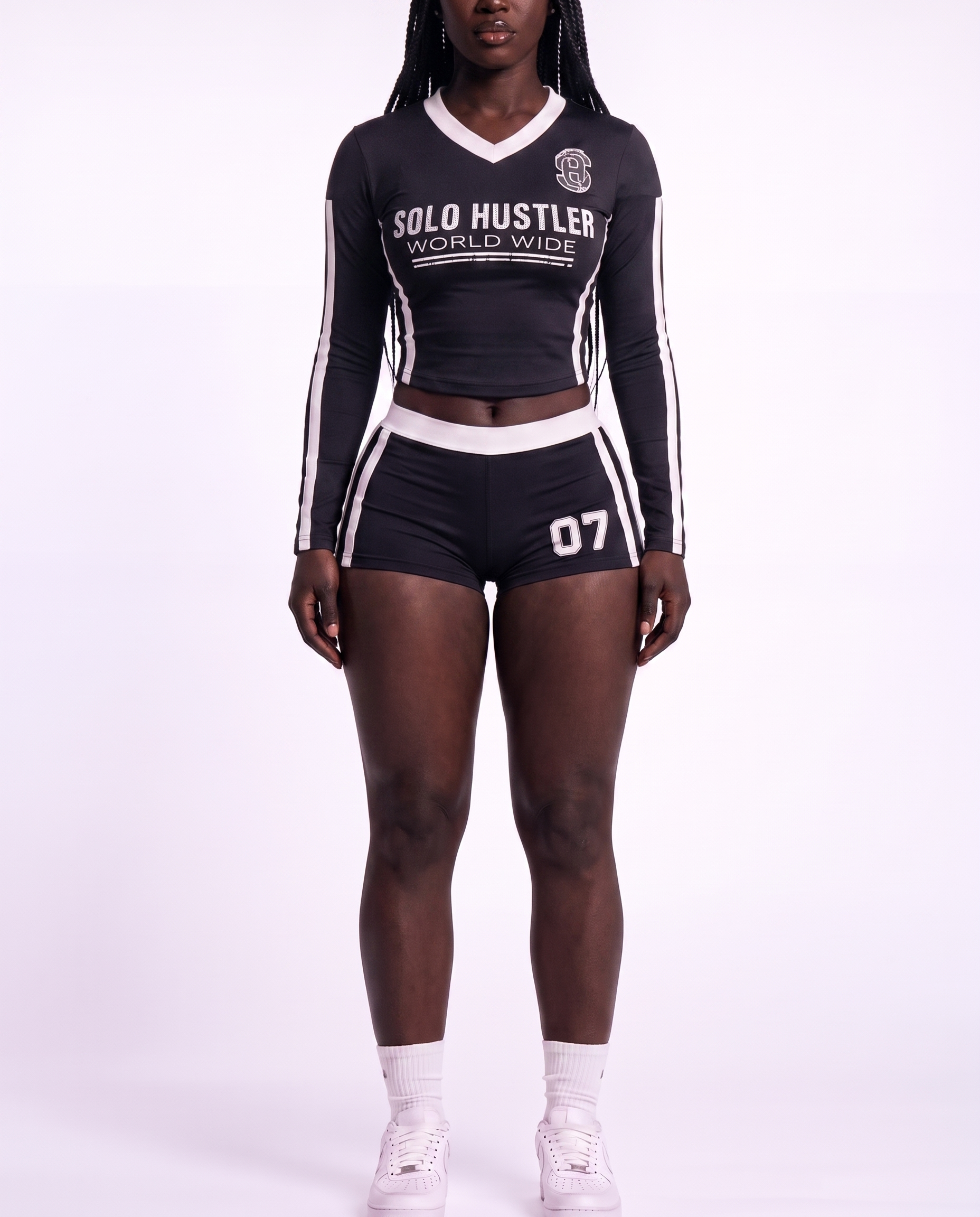 SH Long sleeves and Shorts Black