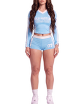 SH Long sleeves and Shorts Blue